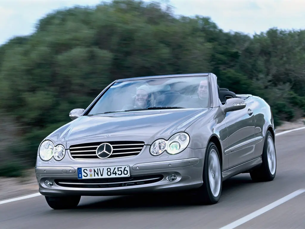 Mercedes-Benz CLK-Class (A209.442, A209.461, A209.465, A209.475, A209.476) 2 поколение, открытый кузов (03.2003 - 04.2005)